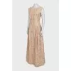 Maxi dress with gold embellishments