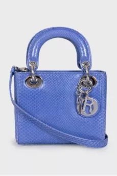 Шкіряна міні-сумка Lady Dior