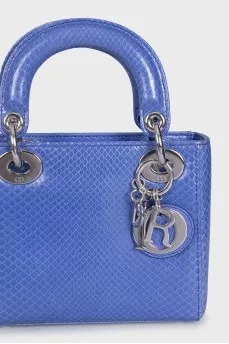 Lady Dior leather mini bag