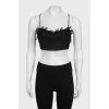 Crop top with thin straps
