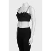 Crop top with thin straps