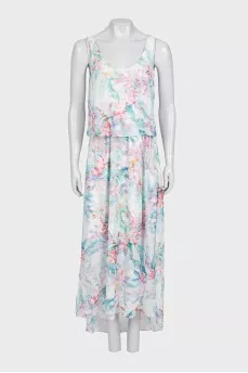 Maxi sundress in a floral print