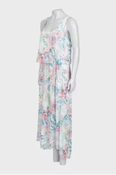 Maxi sundress in a floral print