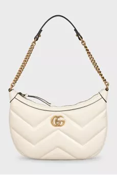 Кожаная стеганая сумка GG Marmont