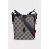 Bag with branded print and tag