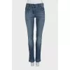 Blue skinny fit jeans with logo
