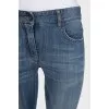 Blue skinny fit jeans with logo