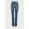 Blue skinny fit jeans with logo