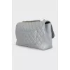 Mademoiselle Chic Medium Flap Blue Bag