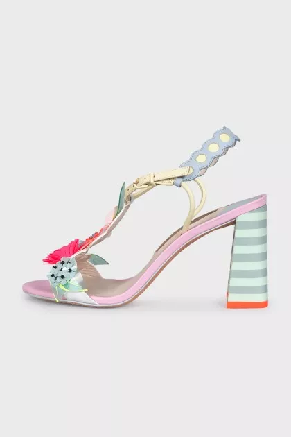 Шкіряні босоніжки Rosette Glinda