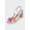 Шкіряні босоніжки Rosette Glinda