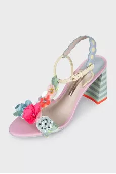 Шкіряні босоніжки Rosette Glinda