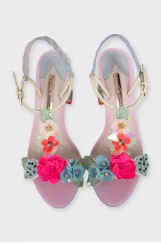 Шкіряні босоніжки Rosette Glinda