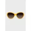 Sunglasses with yellow frames