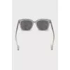 Transparent sunglasses with printed lenses