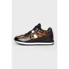 Leopard print sneakers