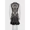 Sleeveless dress with a pattern