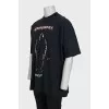 Мужская черная футболка Black Reaper