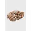 Silk hair scrunchie