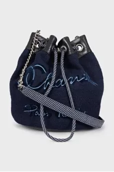 Bucket bag with drawstring