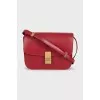 Classic Box red leather bag