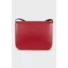 Classic Box red leather bag