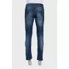 Men's blue ripped jeans
