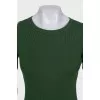 Green T-shirt with decoration