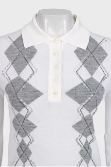 Wool jumper with tag