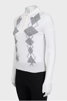 Wool jumper with tag