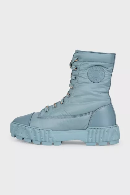 Fresh blue boots