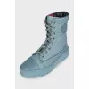 Fresh blue boots