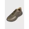 Men's green sneakers