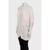 Beige oversized T-shirt
