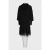 Black dress with tulle and lace