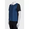 Mixed color T-shirt with crystals