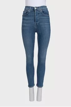 Slim fit button-down jeans