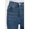 Slim fit button-down jeans