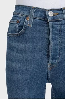 Slim fit button-down jeans