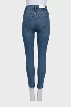 Slim fit button-down jeans