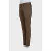 Dark green trousers