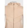 Beige fitted tracksuit