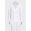 White suit with a hoodie