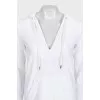 White suit with a hoodie