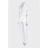 White suit with a hoodie