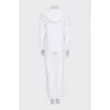 White suit with a hoodie
