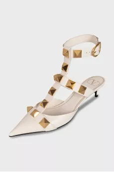 Кожаные босоножки Roman Stud