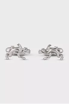 Men's silver cufflinks