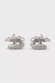 Men's silver cufflinks