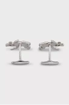 Men's silver cufflinks